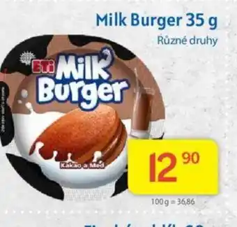 Kubík potraviny Milk Burger 35 g nabídka