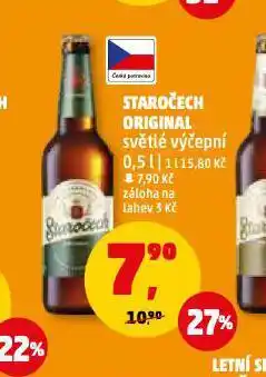 Penny Market Pivo staročech originál nabídka
