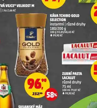 Penny Market Tchibo gold selection instantní káva nabídka
