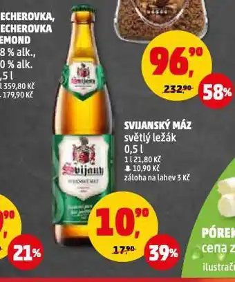 Penny Market Pivo svijanský máz nabídka