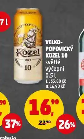 Penny Market Pivo velkopopovický kozel 10 nabídka