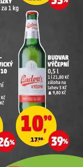 Penny Market Pivo budvar výčepní nabídka