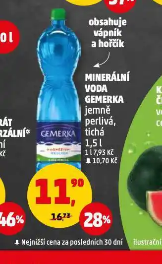 Penny Market Gemerka minerální voda nabídka