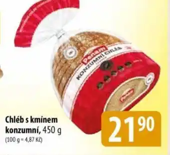 Bala Chléb s kmínem konzumní nabídka