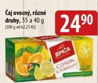 Bala Čaj ovocný, různé druhy nabídka