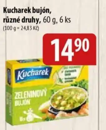 Bala Kucharek bujón, různé druhy nabídka