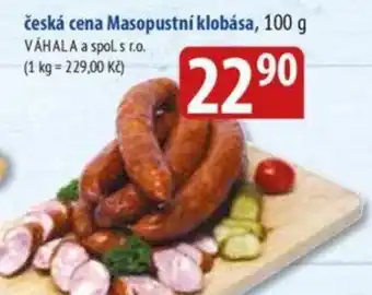 Bala česká cena Masopustní klobása nabídka