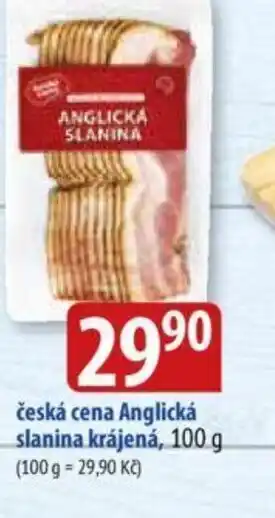 Bala česká cena Anglická slanina krájená nabídka