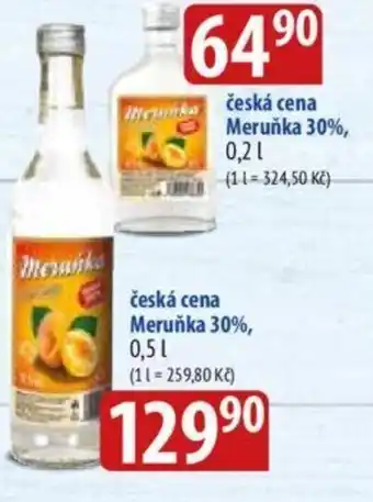 Bala česká cena Meruňka 30% nabídka