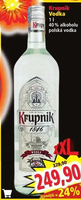 Norma Krupnik Vodka 1L nabídka