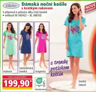 Norma Dámská noční košile s krátkým rukávem nabídka