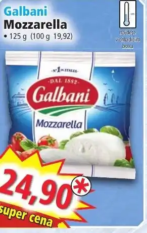 Norma Galbani Mozzarella nabídka