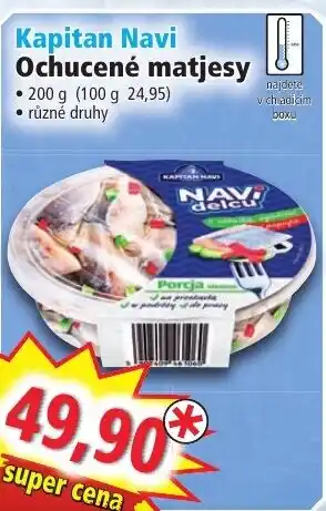 Norma Kapitan Navi Ochucené matjesy nabídka