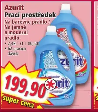 Norma Azurit Prací prostředek Na barevné prádlo / Na jemné a moderní prádlo nabídka