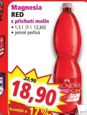 Norma Magnesia RED s příchutí malin 1.5L nabídka