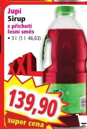Norma Jupi Sirup s příchutí lesní směs 3L nabídka