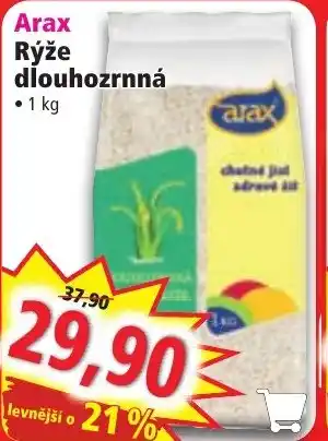 Norma Arax Rýže dlouhozrnná nabídka