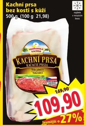Kachní prsa bez kosti s kůží
