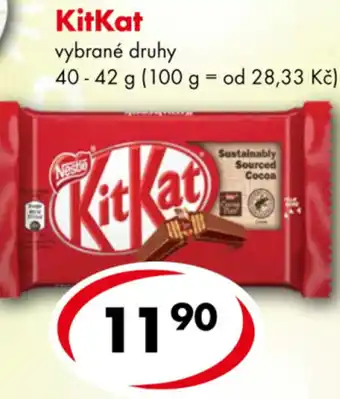 CBA KitKat nabídka