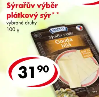 CBA Sýrařův výběr plátkový sýr nabídka
