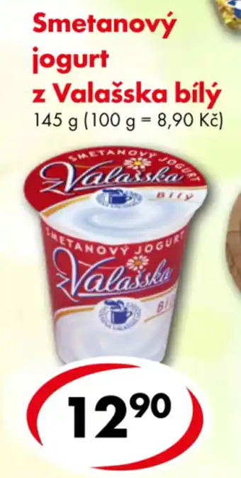 CBA Smetanový jogurt z Valašska bílý nabídka