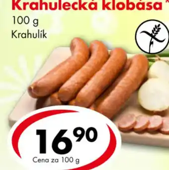 CBA Krahulecká klobása nabídka