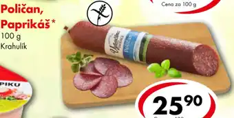 Poličan, Paprikáš*