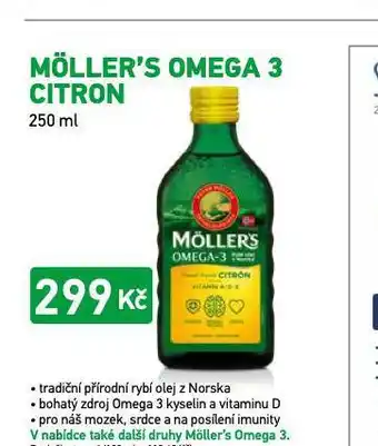 Alphega Lékárna Möller´s omega 3 citron nabídka