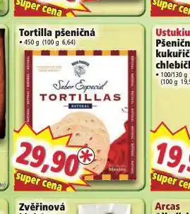Norma Tortilla pšeničná nabídka
