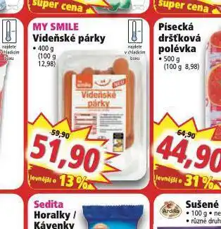 Norma Vídeňské párky nabídka