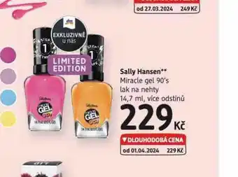 dm drogerie Sally hansen lak na nehty nabídka