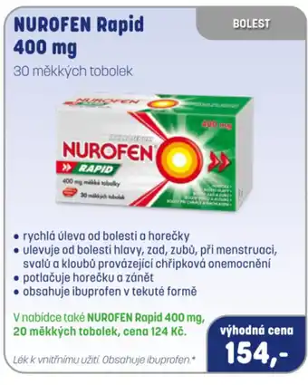 PharmaPoint NUROFEN Rapid 400 mg nabídka