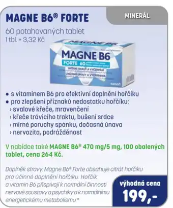 PharmaPoint MAGNE B6Ⓡ FORTE nabídka