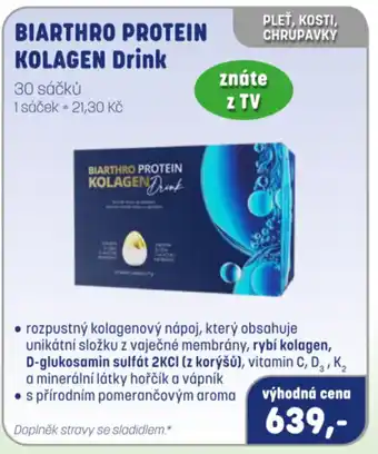 PharmaPoint BIARTHRO PROTEIN KOLAGEN Drink nabídka