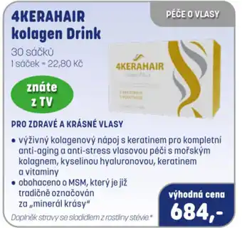 PharmaPoint 4KERAHAIR kolagen Drink nabídka