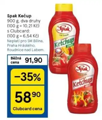 Tesco Spak Kečup nabídka