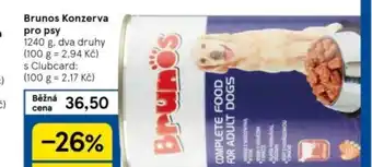 Tesco Brunos Konzerva pro psy nabídka