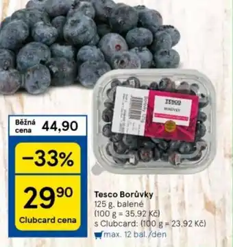 Tesco Tesco Borůvky nabídka