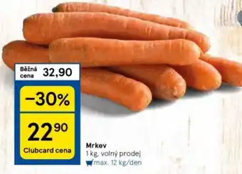Tesco Mrkev nabídka