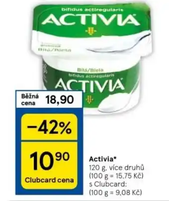 Tesco Activia nabídka