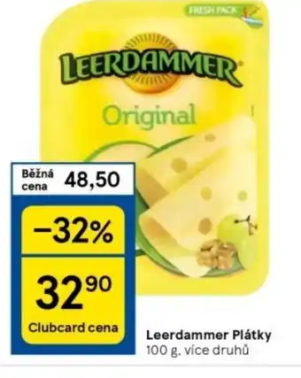Tesco Leerdammer Plátky nabídka