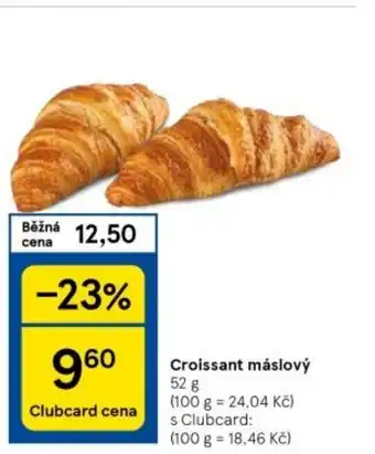 Tesco Croissant máslový nabídka