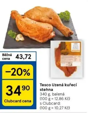 Tesco Tesco Uzená kuřecí stehna nabídka