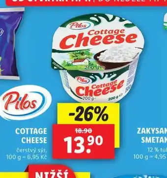 Lidl Cottage cheese nabídka