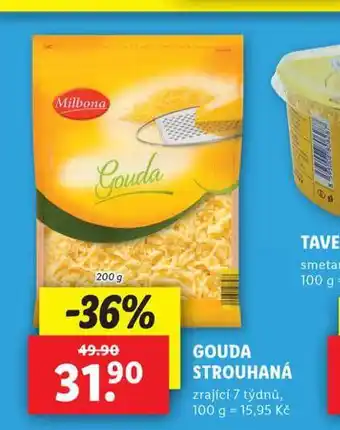 Lidl Gouda strouhaná nabídka