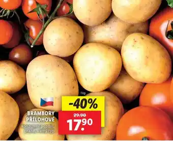 Lidl Brambory přílohové nabídka