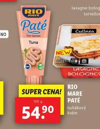 Lidl Rio mare paté nabídka