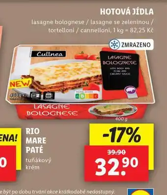 Lidl Hotová jídla nabídka