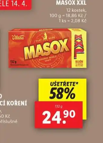 Lidl Vitana masox xxl nabídka