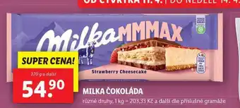 Lidl Milka čokoláda nabídka